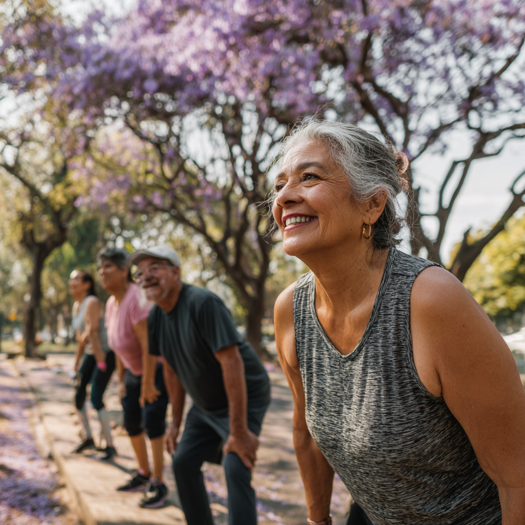 Persona realizando entrenamiento funcional con ejercicios de fuerza